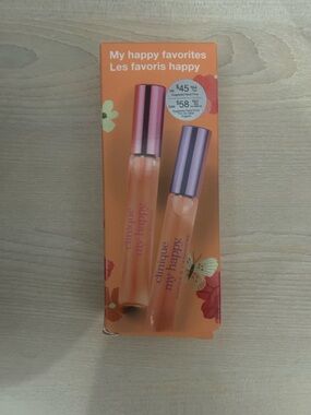 Clinique My Happy Rollerball Set in Orange and Purple Accents